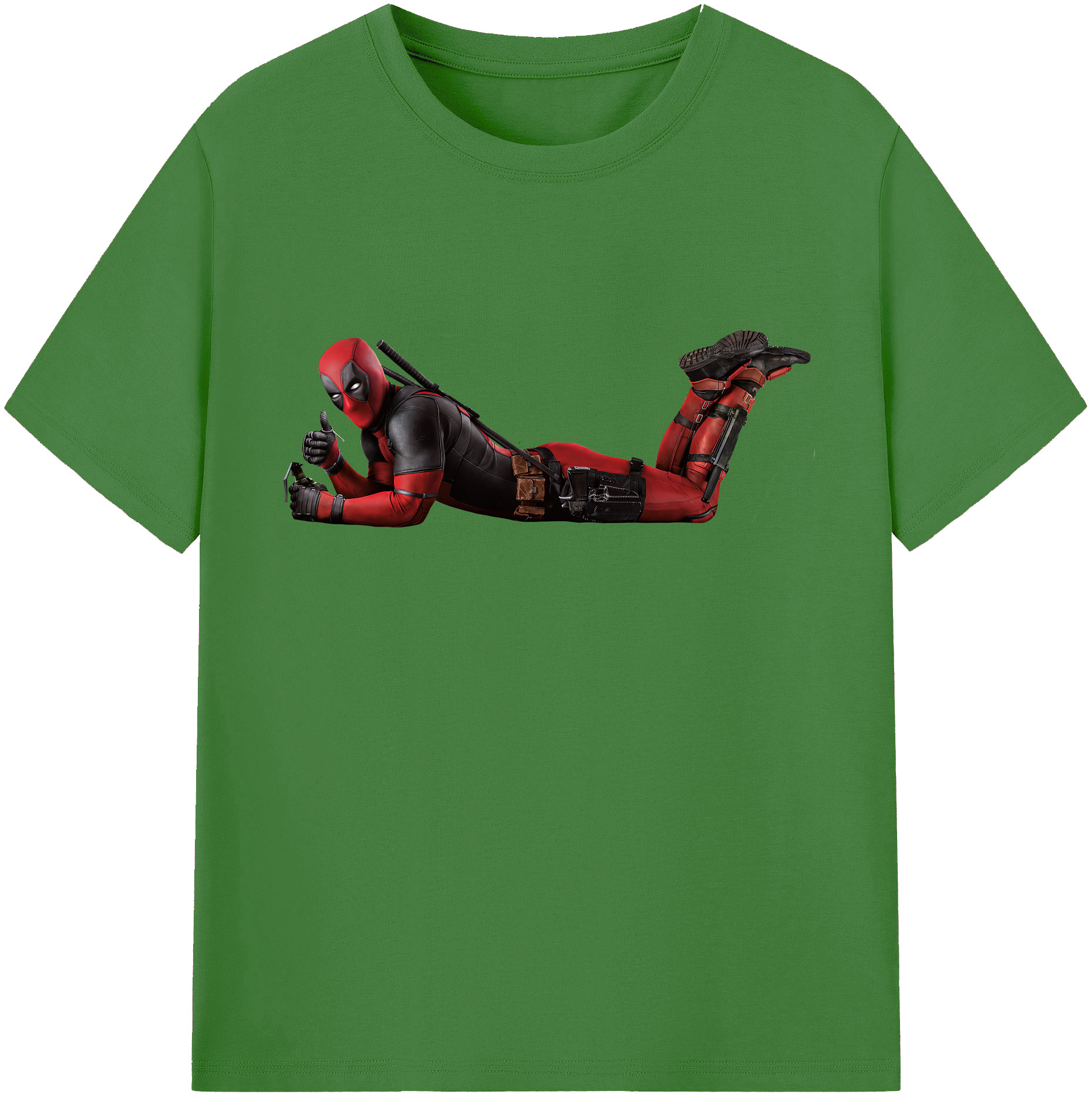 （画像用） Deadpool デッドプール レディースカジュアルプリントTシャツ（綿100％）